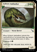 Culvert Ambusher (MKM-351) [Murders at Karlov Manor]: (Showcase) Foil