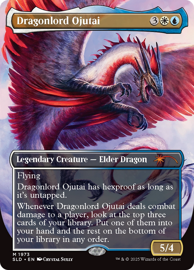 Dragonlord Ojutai // Dragonlord Ojutai (SLD-1973) [Secret Lair Drop] (Borderless)