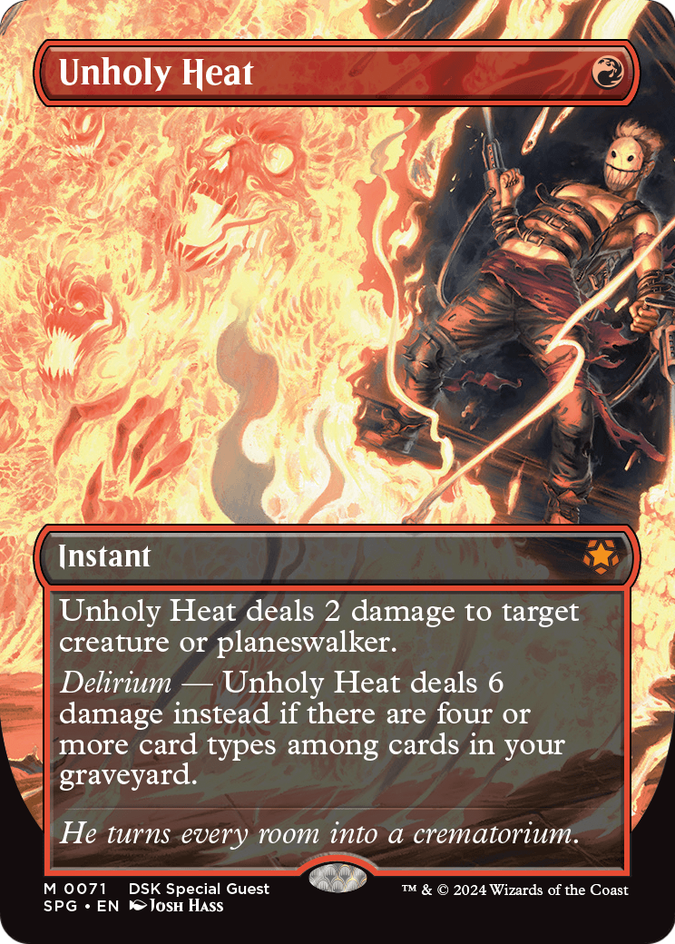 Unholy Heat (Borderless) (SPG-071) [Special Guests]