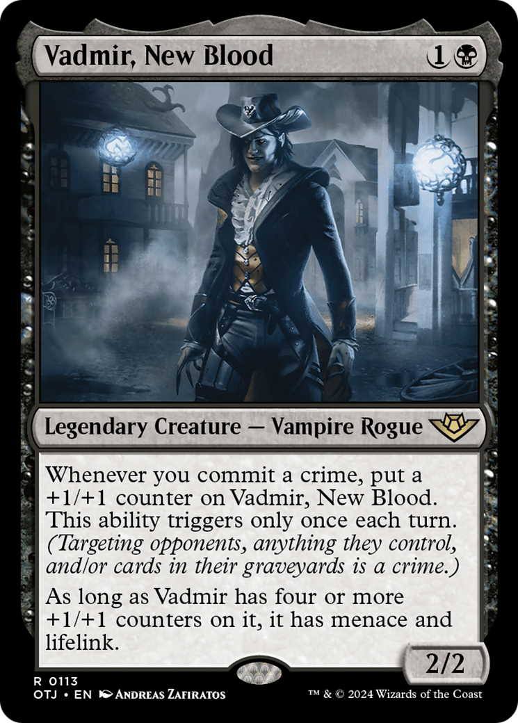 Vadmir, New Blood (OTJ-113) [Outlaws of Thunder Junction]