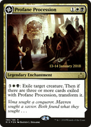 Profane Procession // Tomb of the Dusk Rose (PRE-166S) [Rivals of Ixalan Promos]: (compasslanddfc) Foil