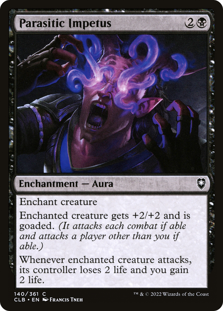 Parasitic Impetus (CLB-140) [Commander Legends: Battle for Baldur's Gate]