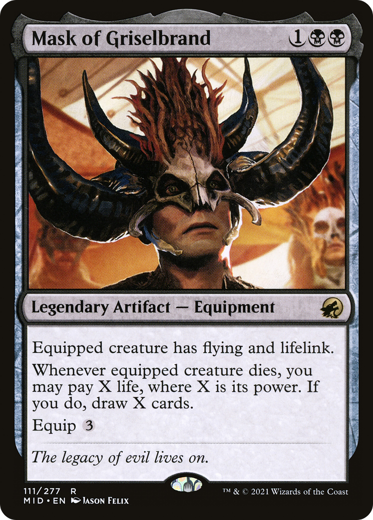Mask of Griselbrand (MID-111) [Innistrad: Midnight Hunt]