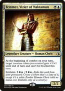 Temmet, Vizier of Naktamun (PRE-207S) [Amonkhet Promos] Foil
