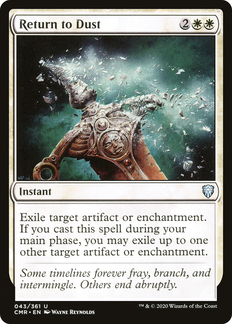 Return to Dust (CMR-043) [Commander Legends] Foil