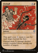Fireball (Showcase) (CLB-397) [Commander Legends: Battle for Baldur's Gate]