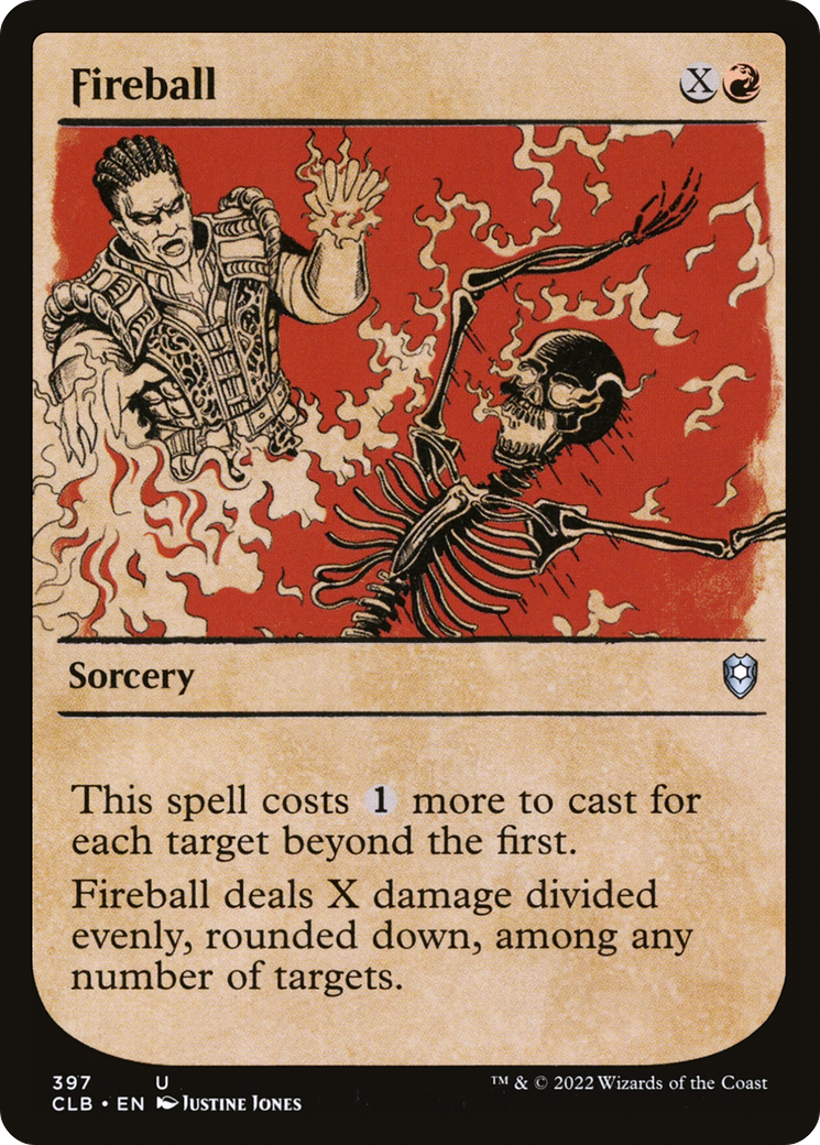 Fireball (CLB-397) [Commander Legends: Battle for Baldur's Gate]: (Showcase)