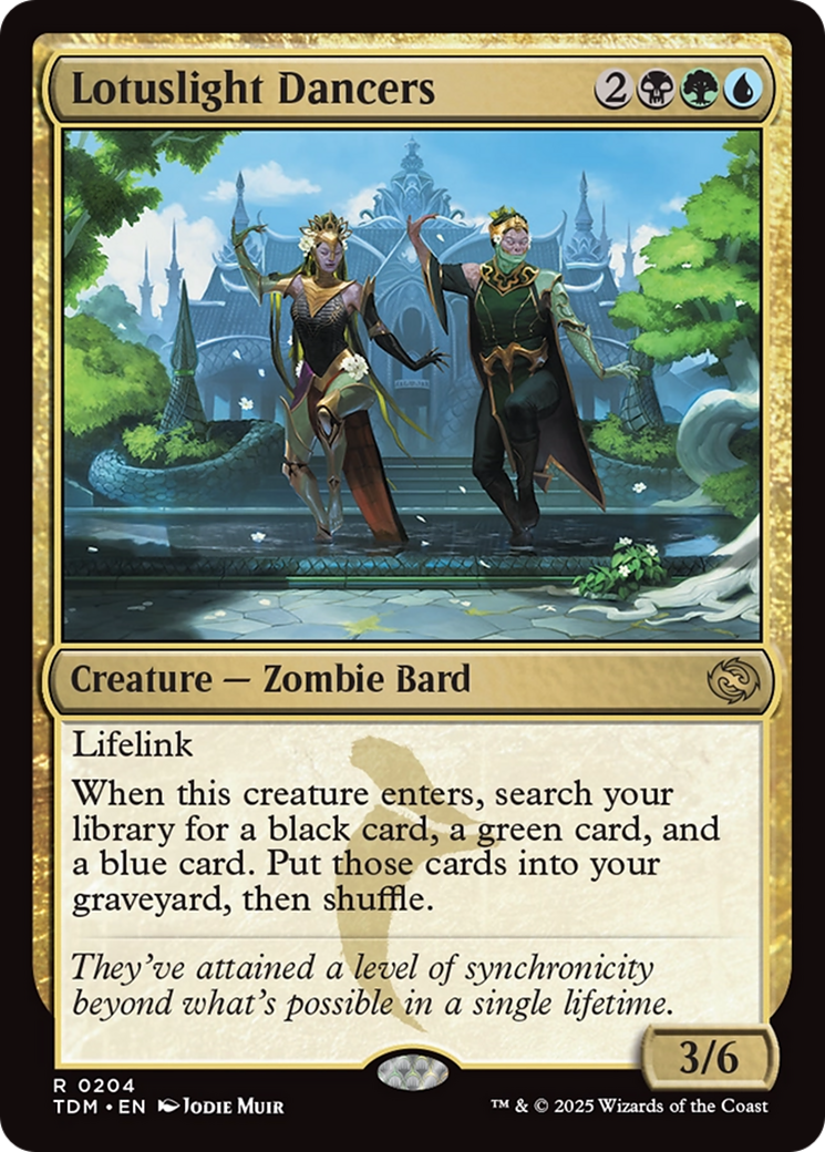 Lotuslight Dancers (TDM-204) [Tarkir: Dragonstorm] Foil