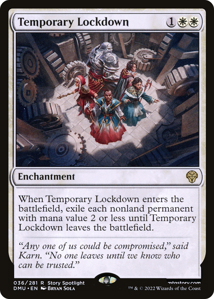 Temporary Lockdown (DMU-036) [Dominaria United]