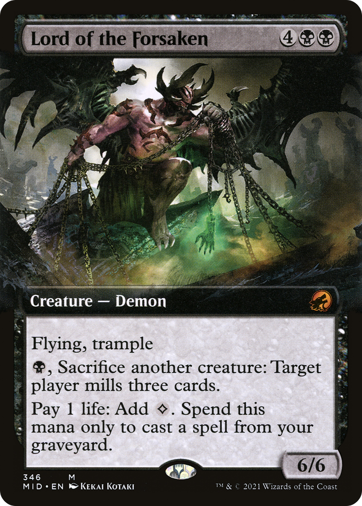 Lord of the Forsaken (MID-346) [Innistrad: Midnight Hunt]: (Extended Art)