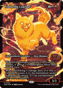 Enduring Courage (DSK-392) [Duskmourn: House of Horror]: (Showcase) Foil