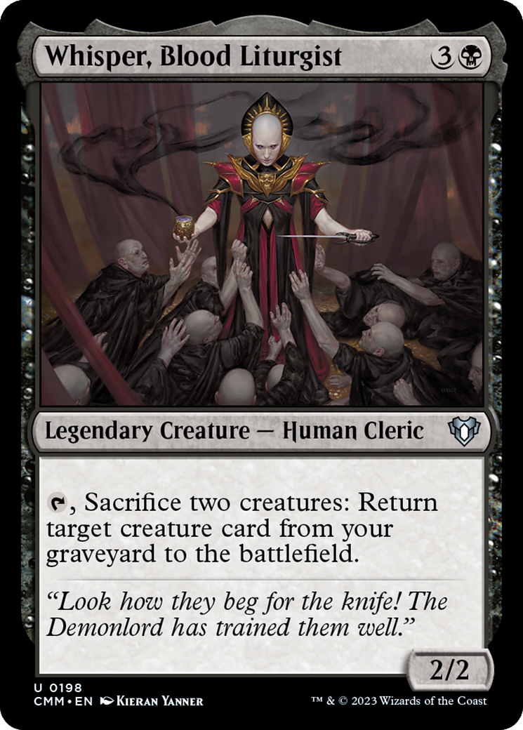 Whisper, Blood Liturgist (CMM-198) [Commander Masters]