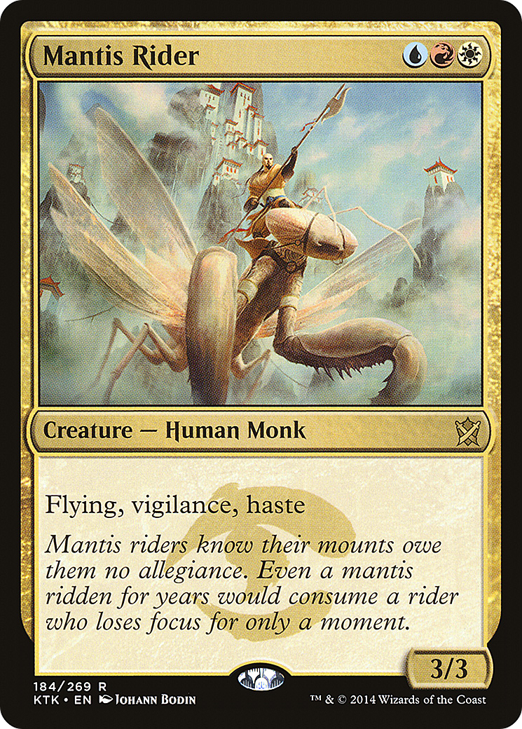 Mantis Rider (KTK-184) [Khans of Tarkir] Foil