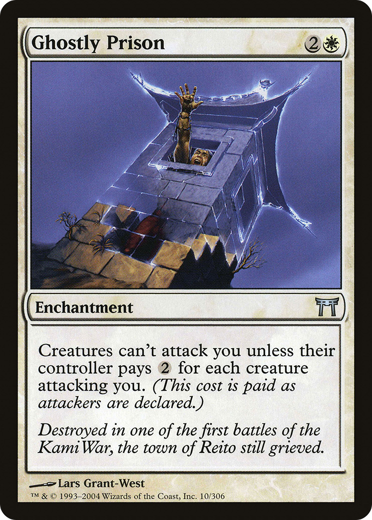 Ghostly Prison (CHK-010) [Champions of Kamigawa] Foil