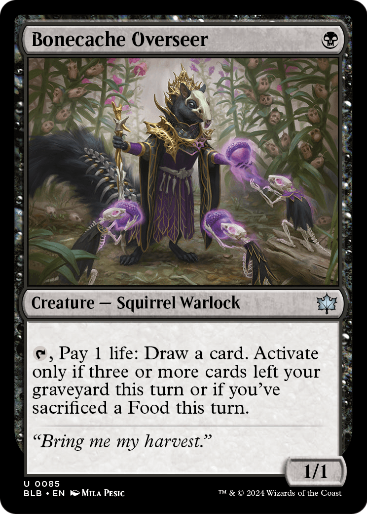 Bonecache Overseer (BLB-085) [Bloomburrow]