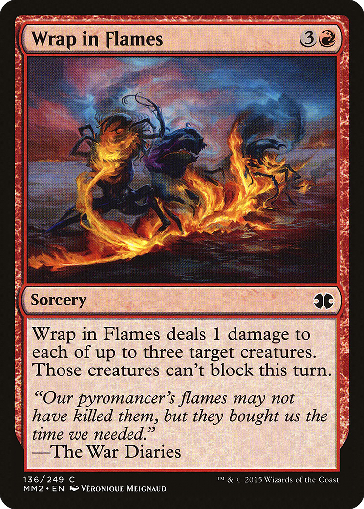 Wrap in Flames (MM2-136) [Modern Masters 2015]