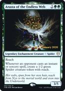 Arasta of the Endless Web (PRE-165S) [Theros Beyond Death Promos] Foil