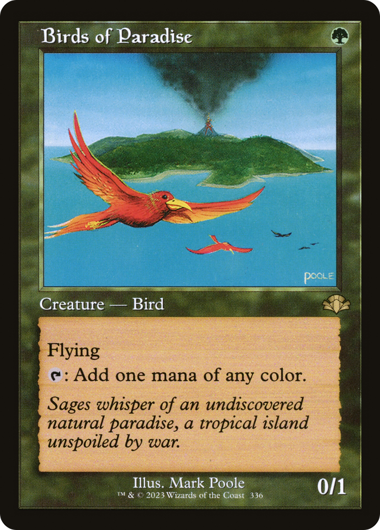 Birds of Paradise (DMR-336) [Dominaria Remastered] Foil