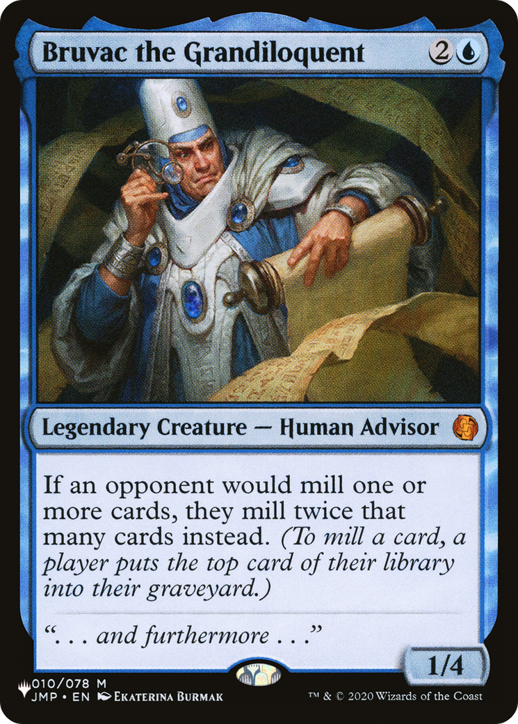 Bruvac the Grandiloquent (LIST-JMP-10) [The List]