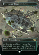 Overgrown Tomb (Borderless) (Galaxy Foil) (UNF-535) [Unfinity] Foil
