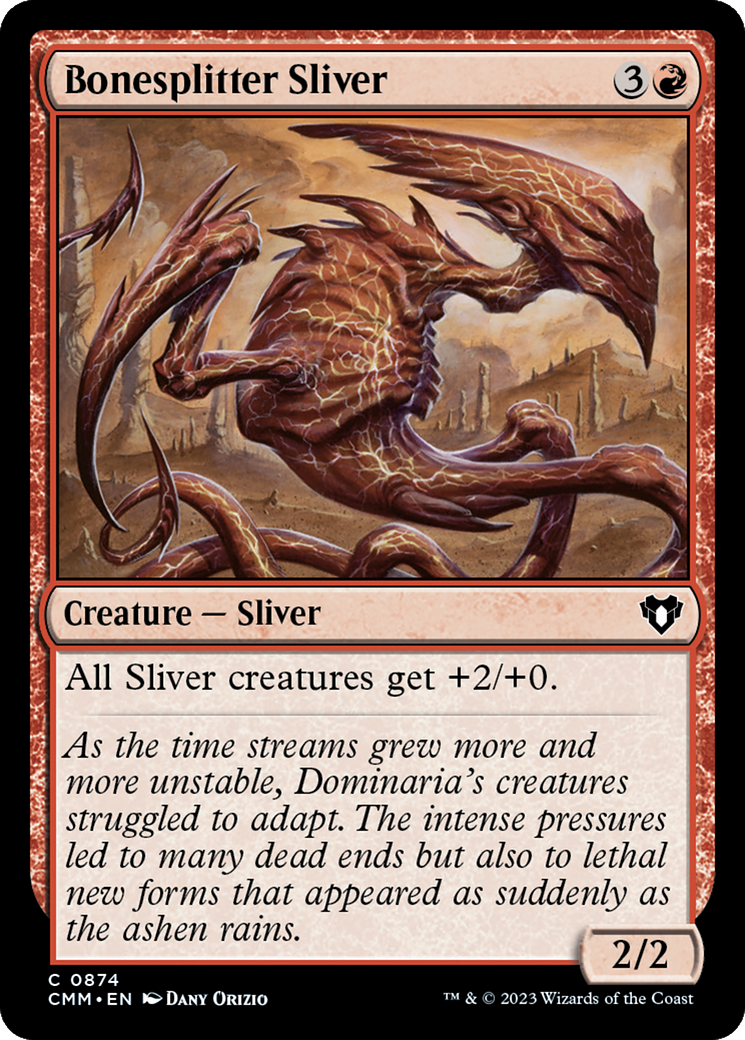 Bonesplitter Sliver (CMM-874) [Commander Masters]