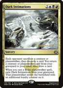Dark Intimations (PRE-128S) [Aether Revolt Promos] Foil