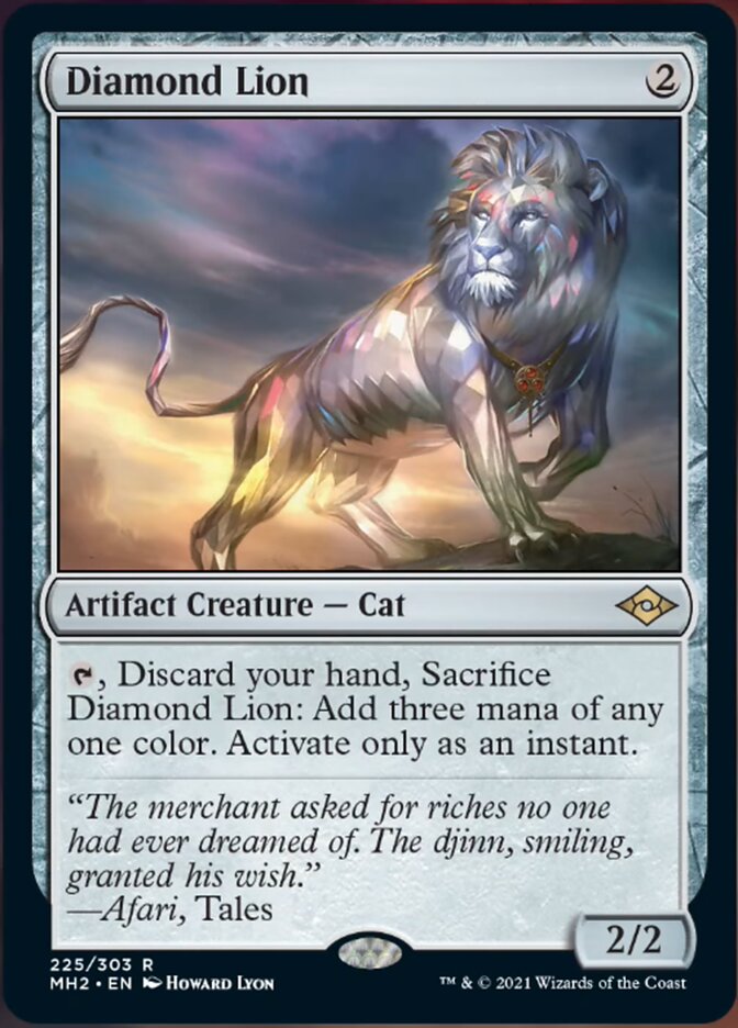 Diamond Lion (MH2-225) [Modern Horizons 2] Foil