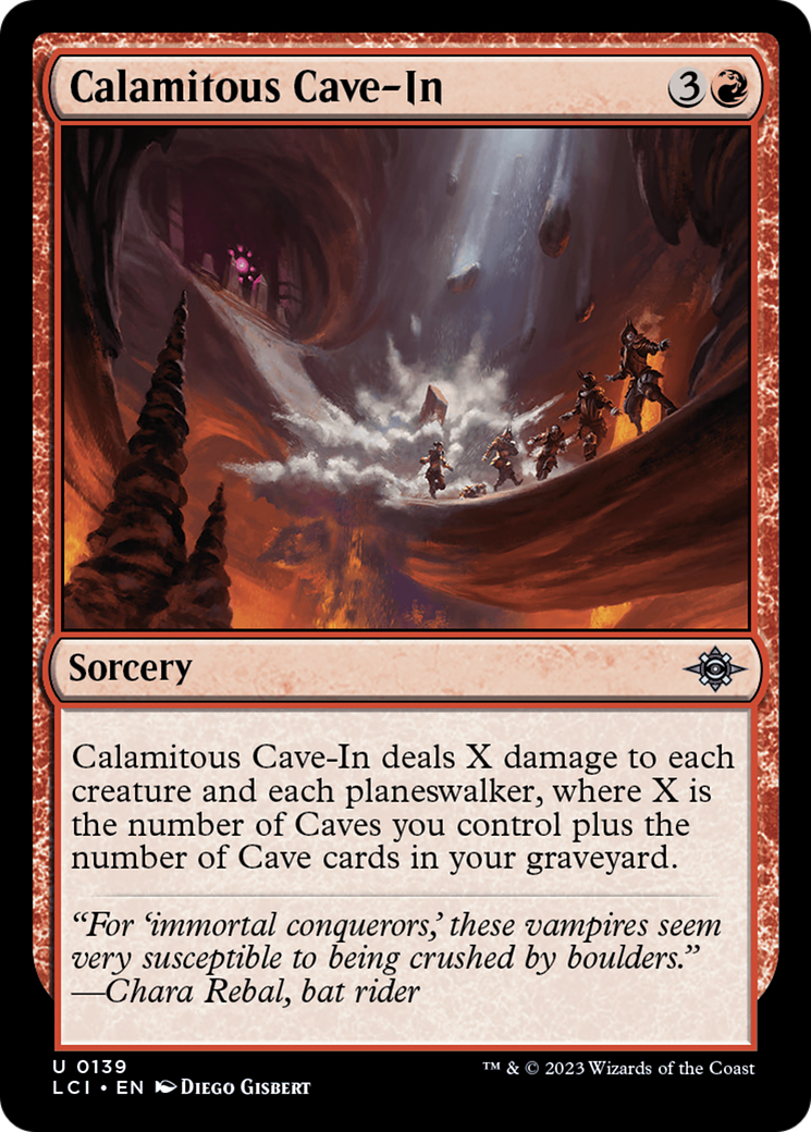 Calamitous Cave-In (LCI-139) [The Lost Caverns of Ixalan]