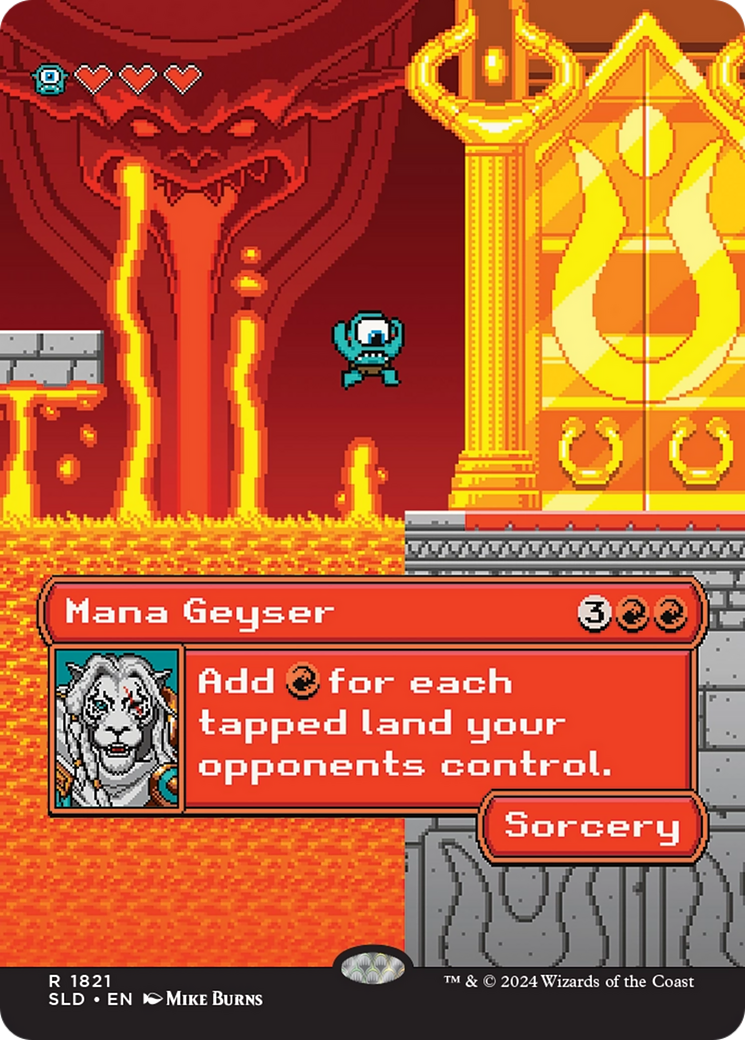 Mana Geyser (SLD-1821) [Secret Lair Drop] (Borderless)