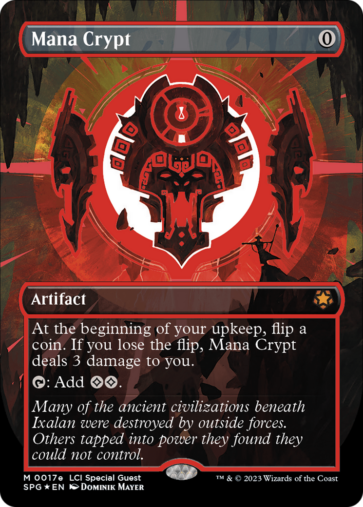 Mana Crypt (SPG-17E) [Special Guests] (Borderless) Foil