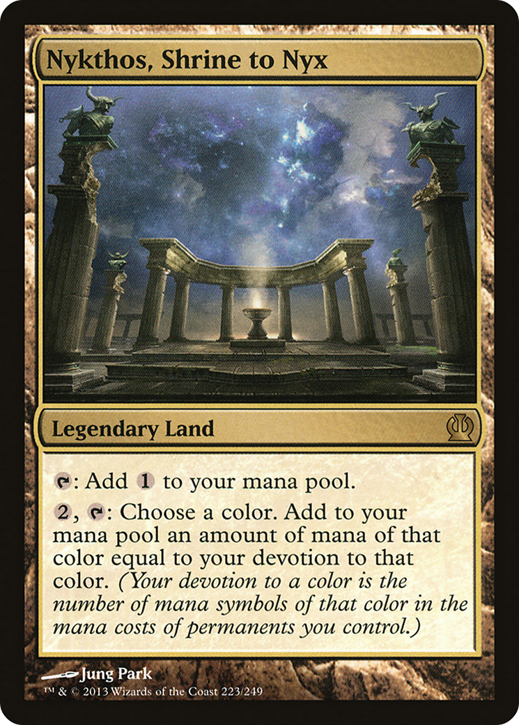 Nykthos, Shrine to Nyx (THS-223) [Theros]