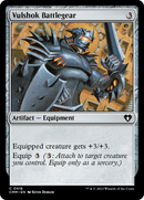 Vulshok Battlegear (CMM-418) [Commander Masters] Foil