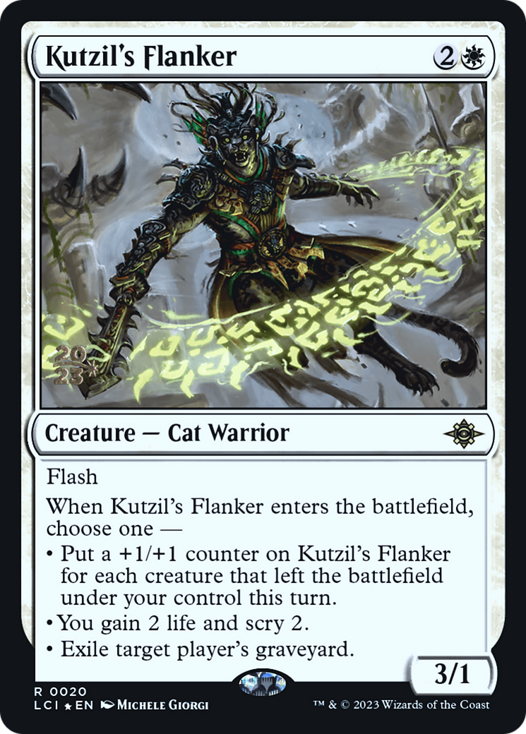Kutzil's Flanker (PRE-20S) [The Lost Caverns of Ixalan Promos] Foil