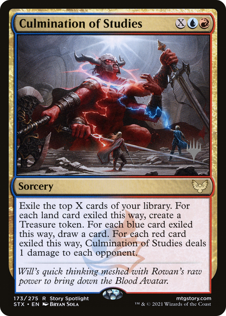 Culmination of Studies (PPSTX-173P) [Promo Pack: Strixhaven: School of Mages Promos]