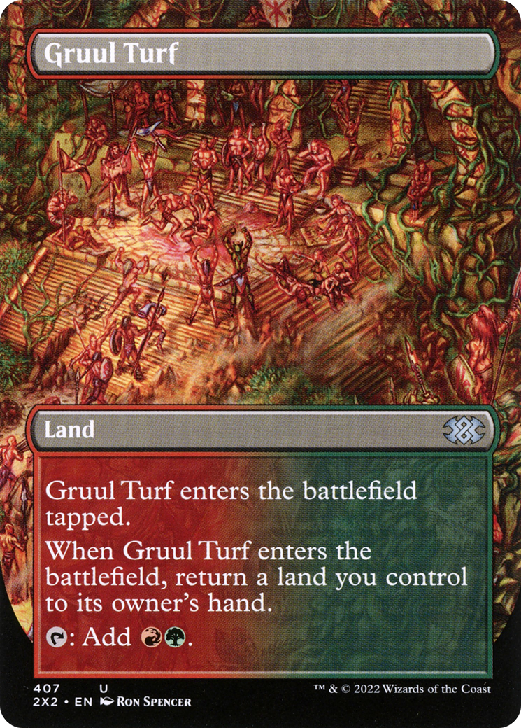 Gruul Turf (2X2-407) [Double Masters 2022] (Borderless)