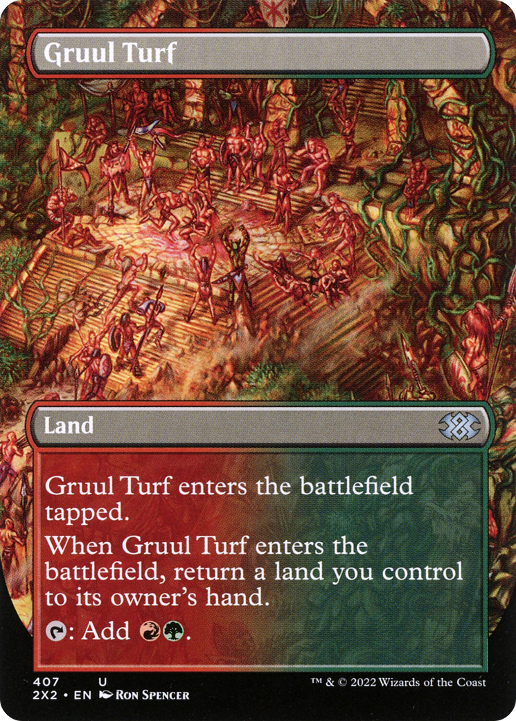 Gruul Turf (Borderless) (2X2-407) [Double Masters 2022]
