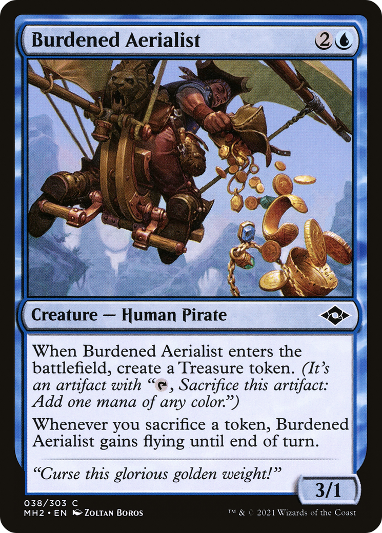 Burdened Aerialist (MH2-038) [Modern Horizons 2]