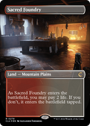 Sacred Foundry (CLU-279) [Ravnica: Clue Edition] (Borderless) Foil