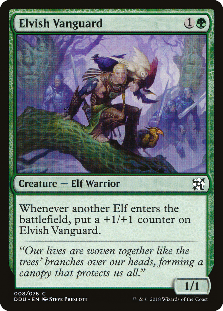 Elvish Vanguard (DDU-008) [Duel Decks: Elves vs. Inventors]