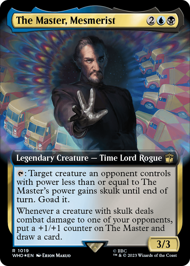 The Master, Mesmerist (WHO-1019) [Doctor Who]: (Extended Art) Foil