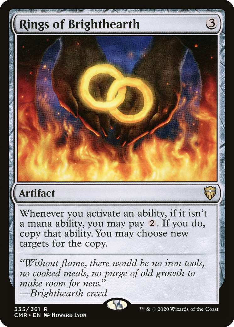 Rings of Brighthearth (CMR-335) [Commander Legends] Foil
