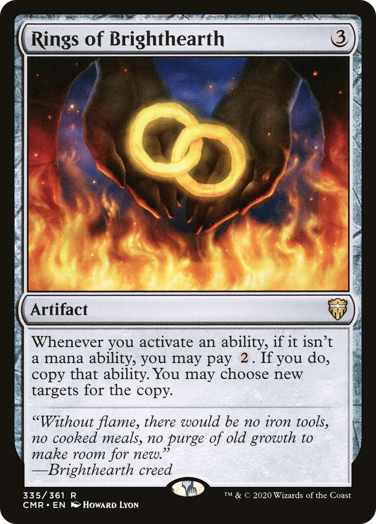 Rings of Brighthearth (CMR-335) [Commander Legends] Foil