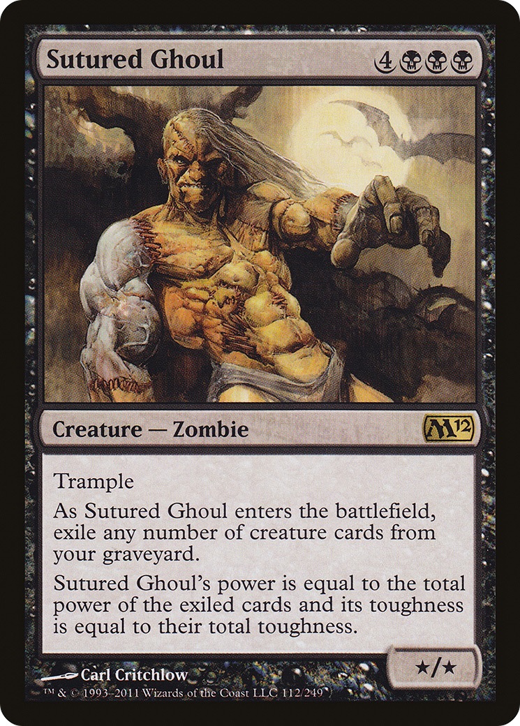 Sutured Ghoul (M12-112) [Magic 2012]