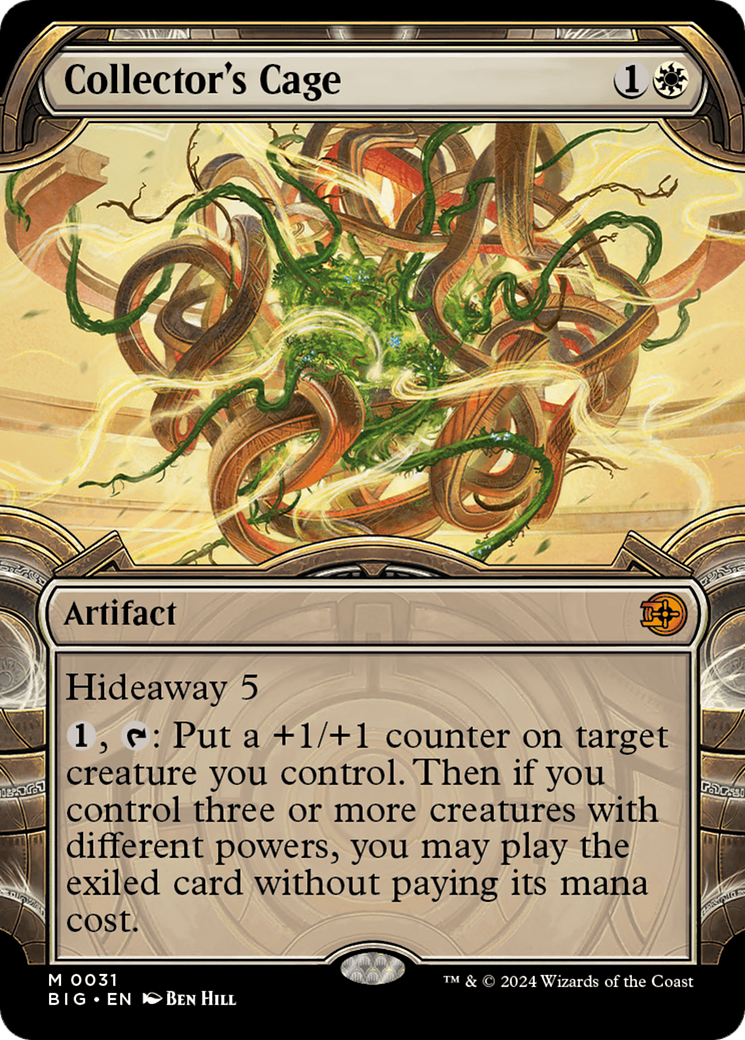 Collector's Cage (BIG-031) [The Big Score]: (Showcase) Foil
