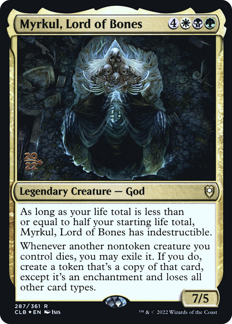 Myrkul, Lord of Bones (PRE-287) [Battle for Baldur's Gate Promos] Foil