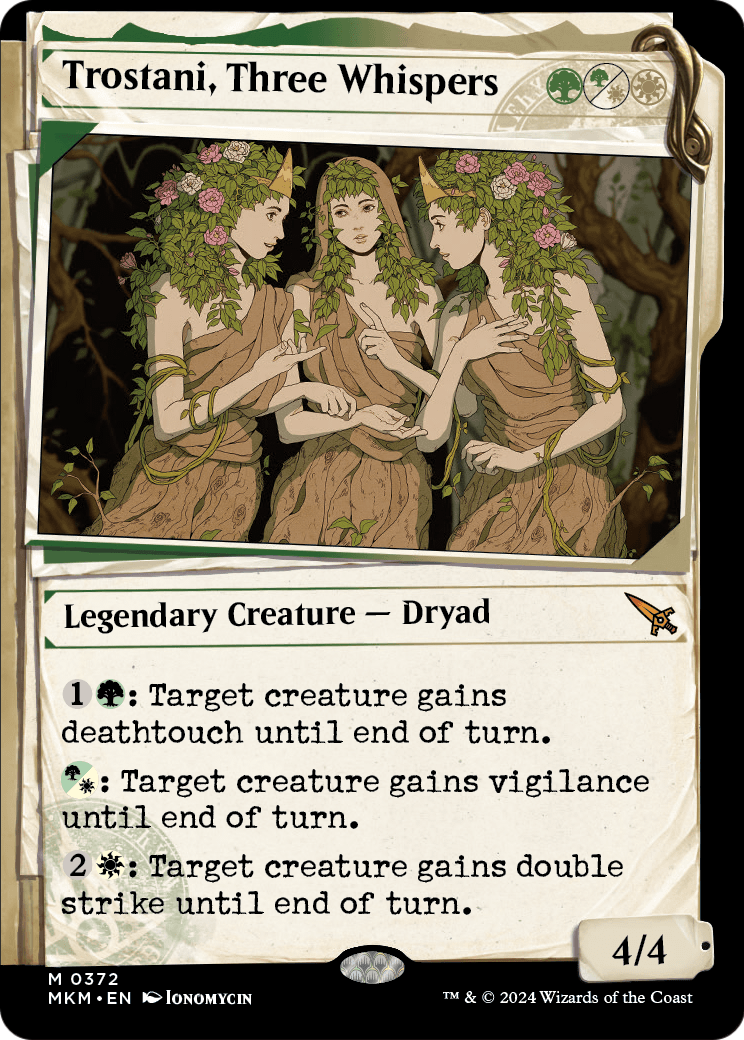 Trostani, Three Whispers (Showcase) (MKM-372) [Murders at Karlov Manor] Foil