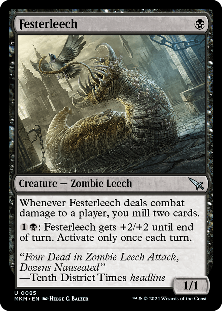 Festerleech (MKM-085) [Murders at Karlov Manor] Foil