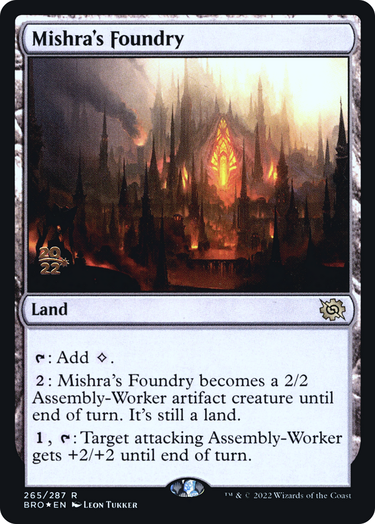 Mishra's Foundry (PRE-265) [The Brothers' War Promos] Foil