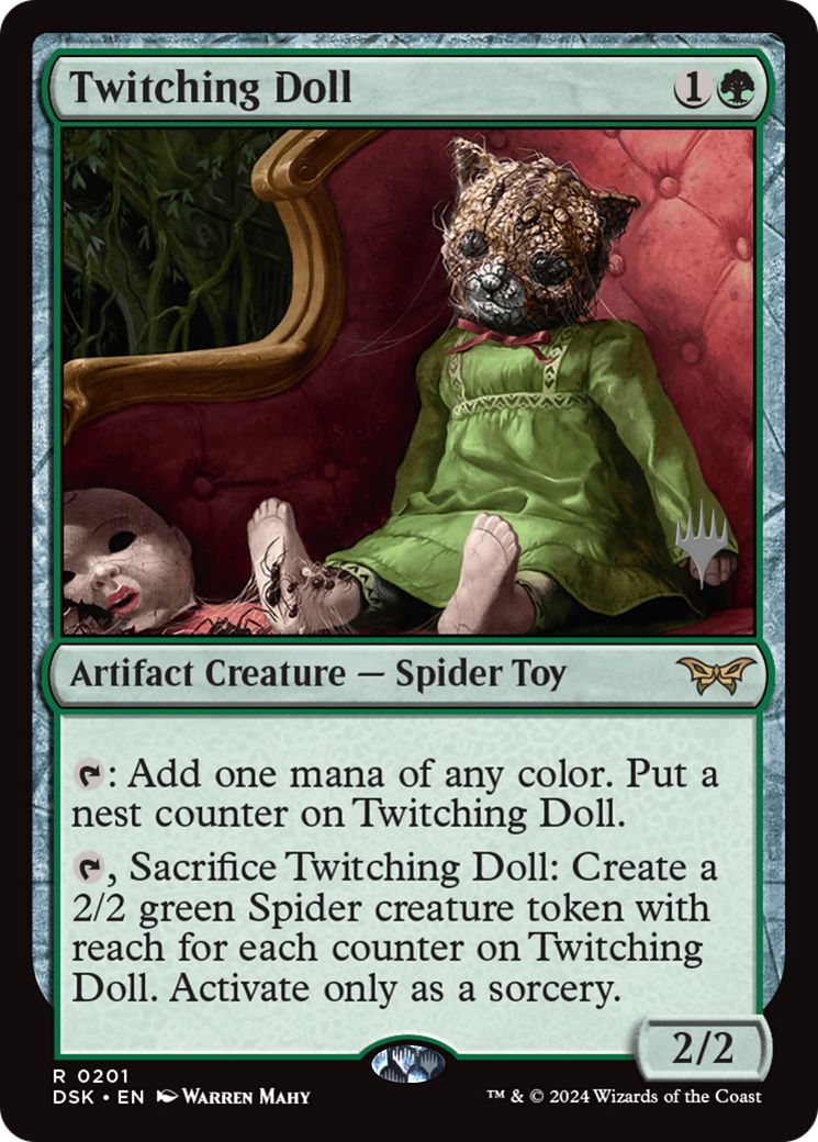 Twitching Doll (PPDSK-201P) [Duskmourn: House of Horror Promos]