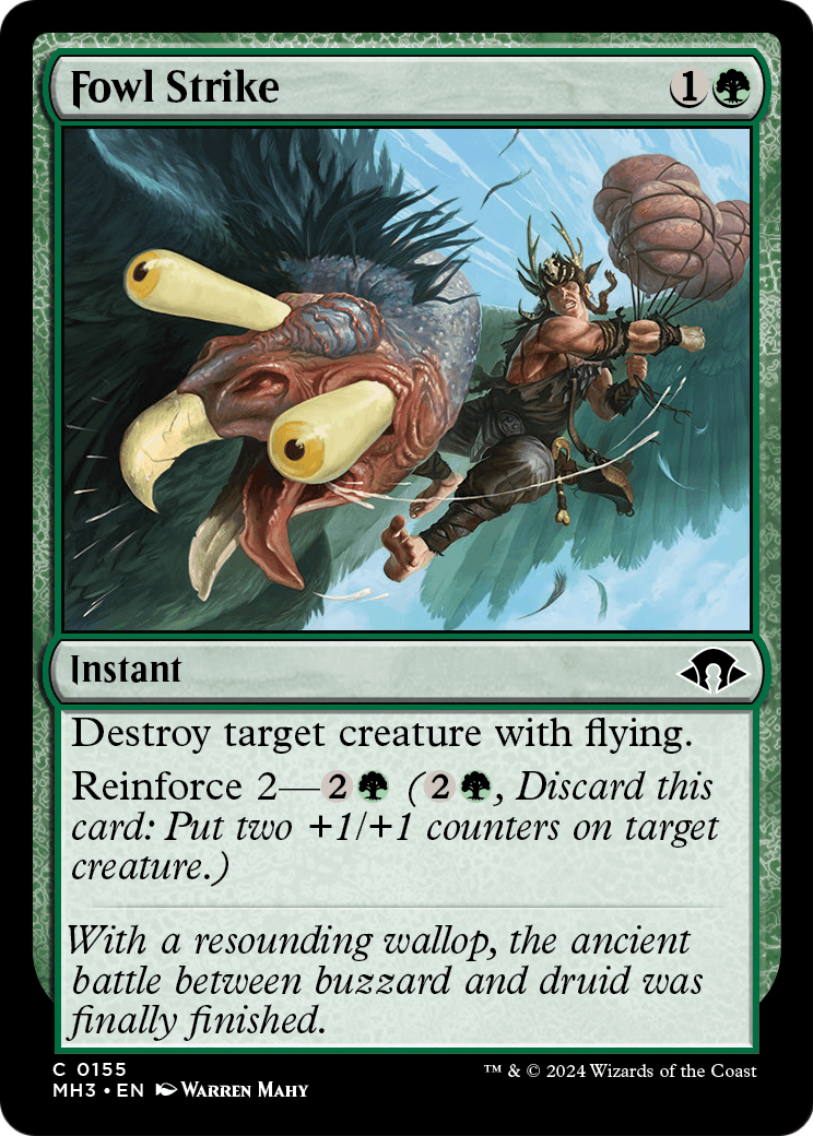 Fowl Strike (MH3-155) [Modern Horizons 3] Foil